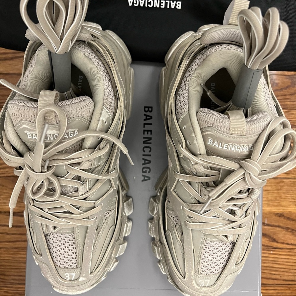 Balenciaga Track Sneakers Faded Beige - Picture 4 of 14